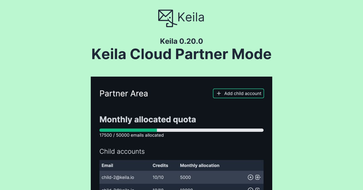 Keila Cloud Partner Mode