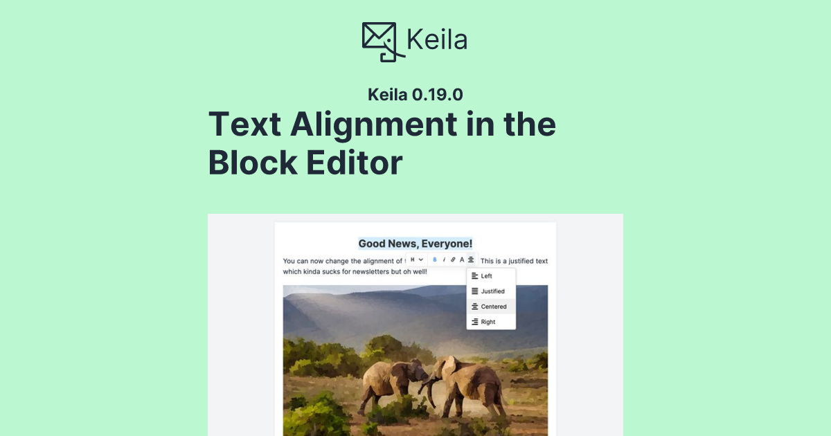 Text Alignment in the Block Editor - Keila
